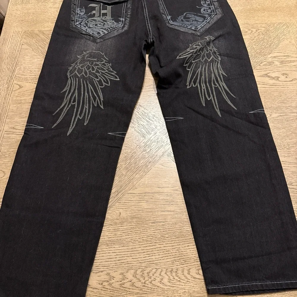 COPY - PLAY BIGG - Men’s Y2K Grudge Black Jeans Size 38